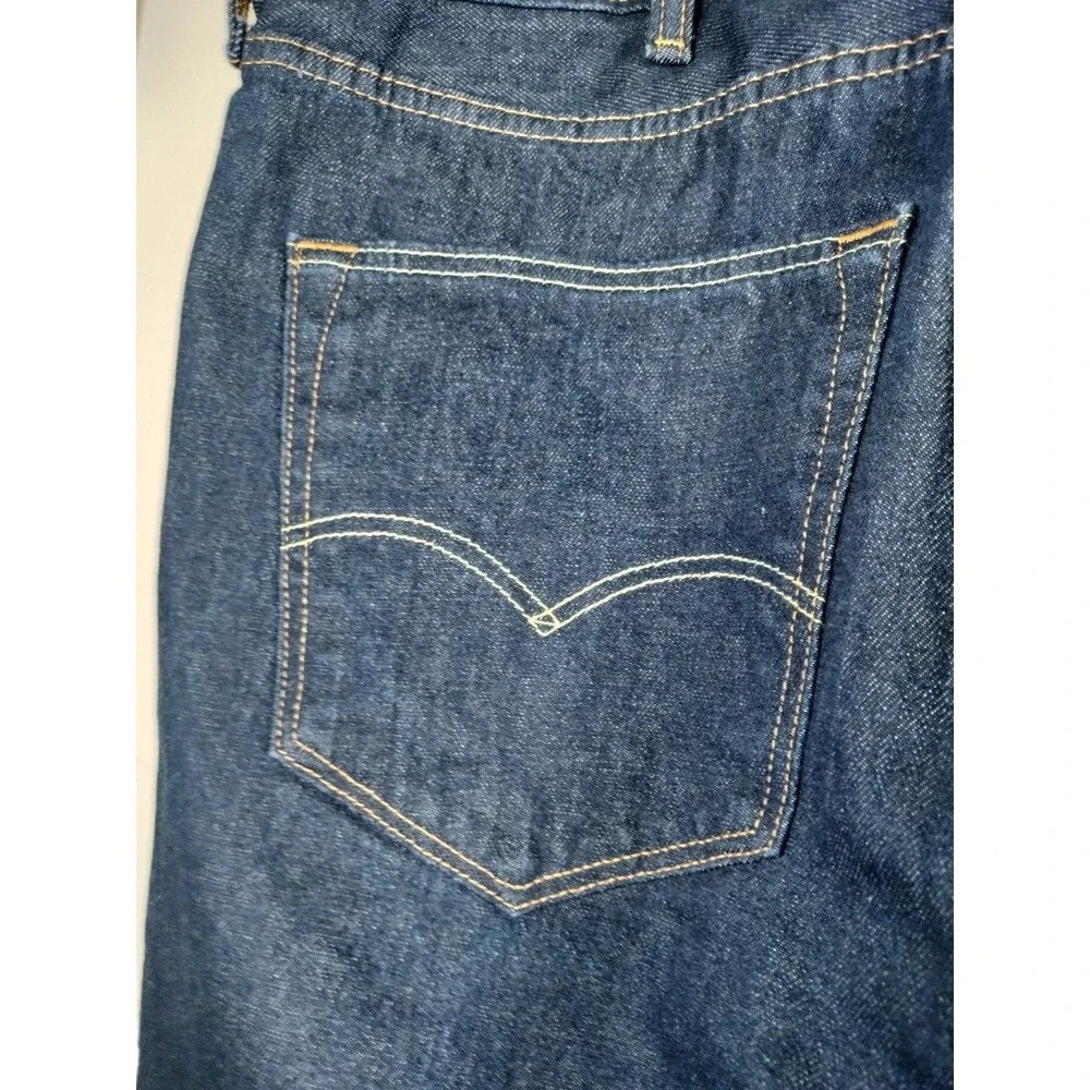 Levi's 501 Jeans Men 42x32 (Measures 40x31) Dark Wash Button Fly Straight Leg